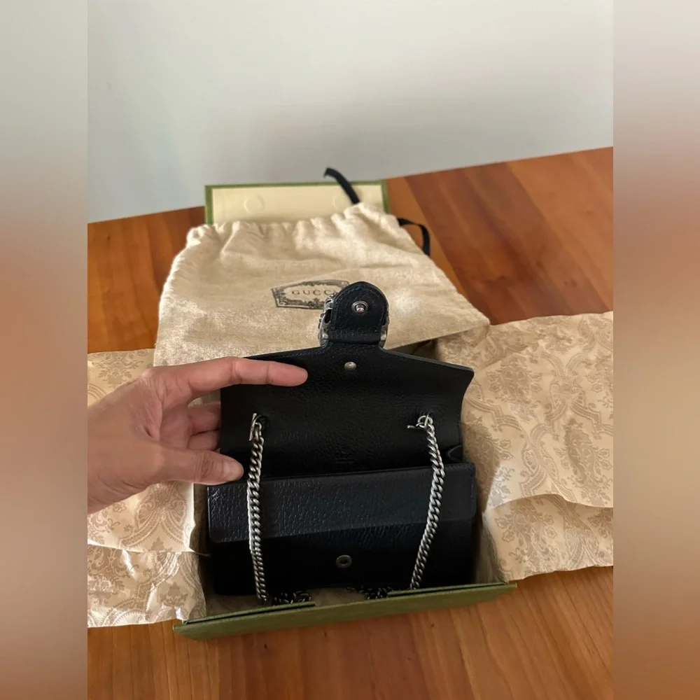 DIONYSUS LEATHER SUPER MINI BAG GUCCI - Picture 6 of 7